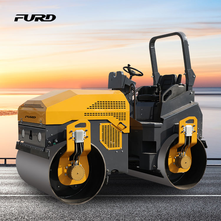 Hot Sale 4 Ton Medium Vibratory Road Roller With Double Drums Compactor