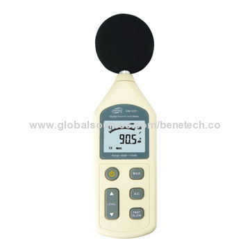 GM1357 Digital Sound-level Meter, 30-130dBa, 35-130dBc, AC/DC Output, Easy Operating, High-accuracy