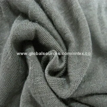Knitted fabric, made of 100% ramie, used for garments and dress