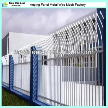 Spear picket steel ornamental metal fence