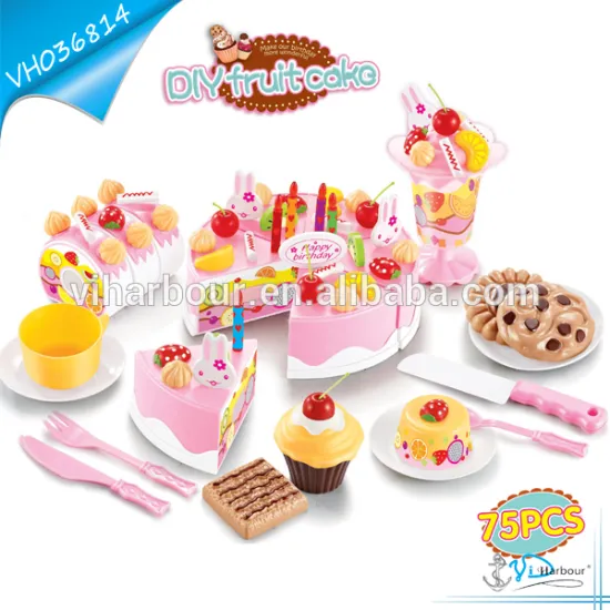 Assembly Birthday Cake Set Toy for Kids