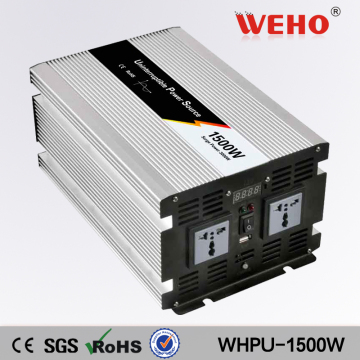 1500w dc ac inverter dc 12v ac 220v power inverter with charger