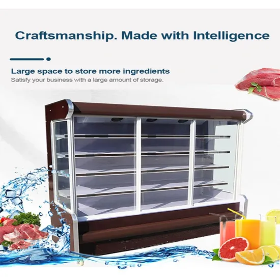 Supermarket Commercial Fruit Storage, Refrigeration, and Preservation Vertical Freezer