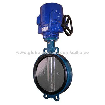 Gear-operated butterfly valves