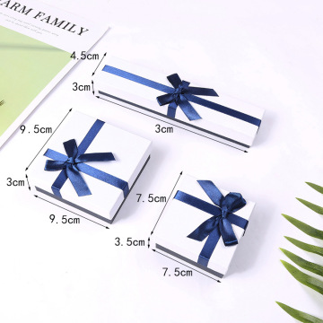 Luxury Jewelry Gift Box: A1 Whole Necklace Ring Pendant Bracelet Packing Box, Cardboard Paper Jewelry Packing with Ribbon