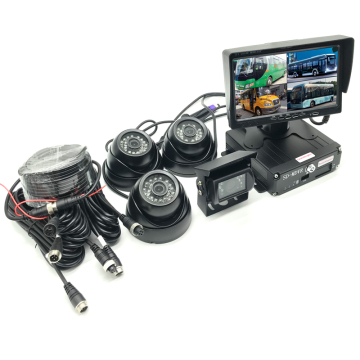 4 Channel MDVR Video Processor with Reversing Camera for School Buses and Passenger Cars