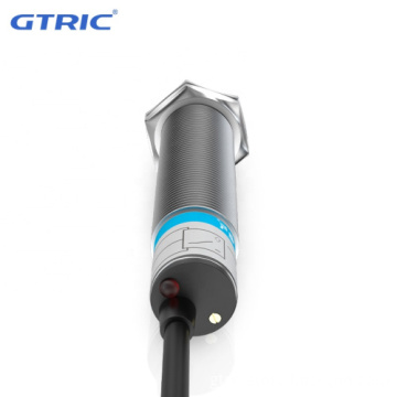 GTRIC M12 Series 15cm Sensing Distance 24V DC PNP NO NC 3-Wire Diffuse Laser Optical Photoelectric Sensor