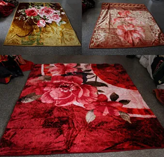 Stock 100%Polyester Bedding/Mink Blanket/ Blanket