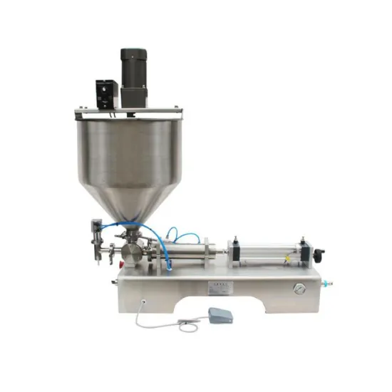 Ce Approved Stainless Steel Peanut Butter and Tahini Paste Filling Machine for Volumes 10ml to 1000ml