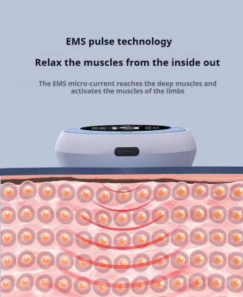 Portable Microcurrent EMS Arm Massager for Fitness and Exercise