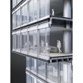 Modernes Aluminium exponierte Rahmenvorhang Wanddesign