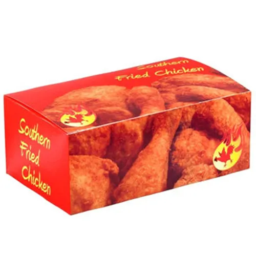 Printed cardboard snack boxes