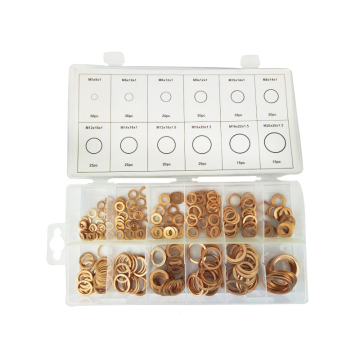 Collection complète des pièces de rechange automobile: 280pcs en laiton de retenue, rondelles, joints et joints