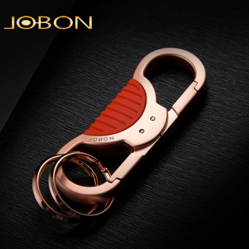 Custom Logo Car Keychains with Gift Box: Luxury Style Zinc Alloy Electroplate Metal for Men