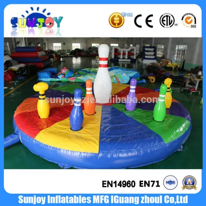 2017 Outdoor Inflatable Human Bowling Inflatable Bowling Set Bowling Pin For Kids