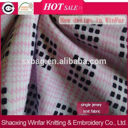 shaoxing winfar Hot Sale 30S Viscose Spandex Fabric with 30D Spandex Yarn