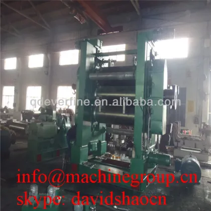 Three Roller Rubber Calender Machine