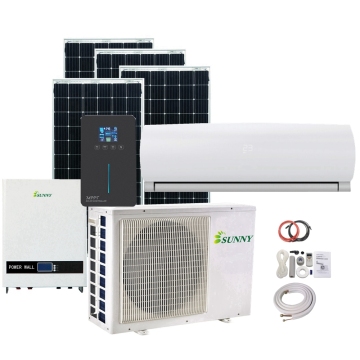 Affordable Customized Mini Split 48V DC Inverter Off-Grid Air Conditioning System with Powerwall Battery Pack for Solar Solutions