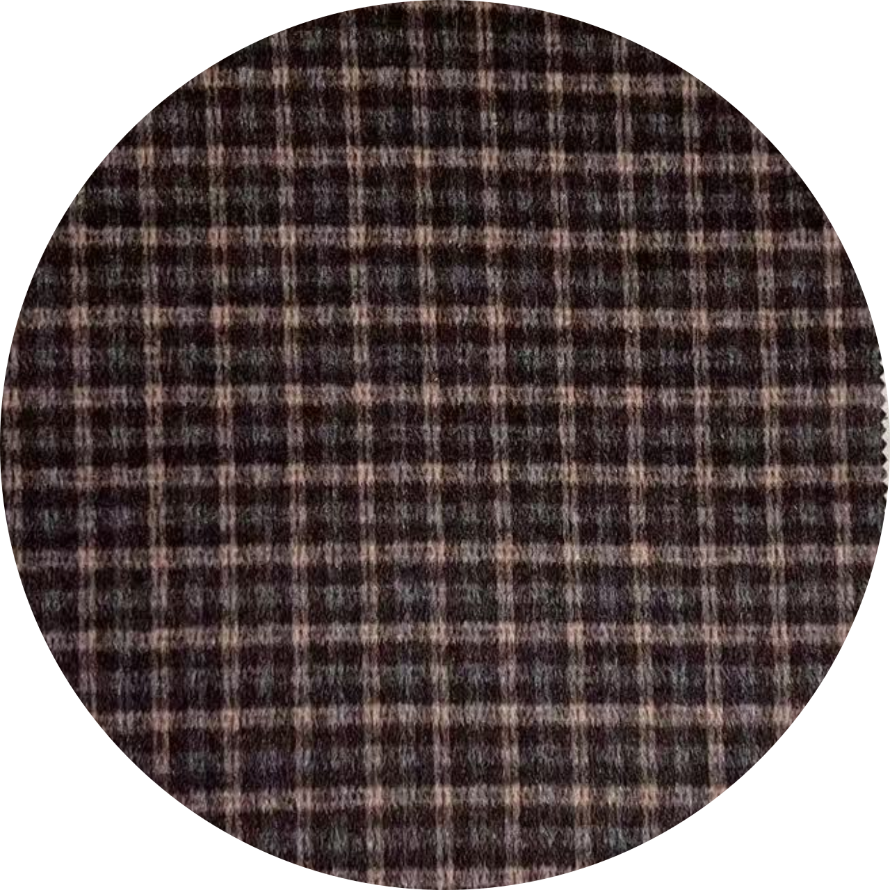 Woven wool plaid suit fabric