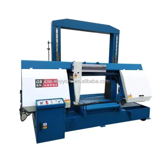 High Quality Hydraulic Horizontal Metal Cutting Band Saw GB4260 - Dehai Semi-automatic Sawing Machine