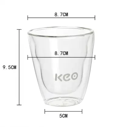 Hot Sale Handle Glass Cup Chai Tea