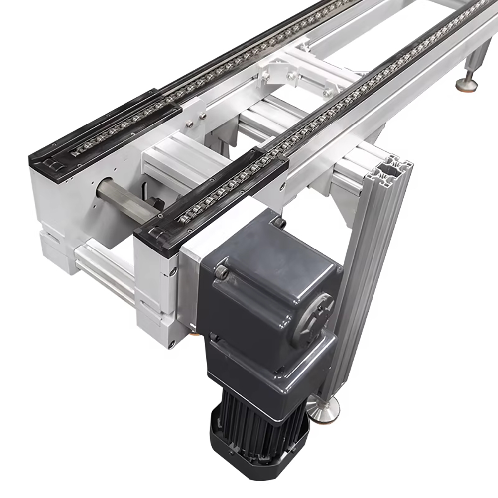 Çift hızlı zincirli konveyör Double-speed chain conveyor