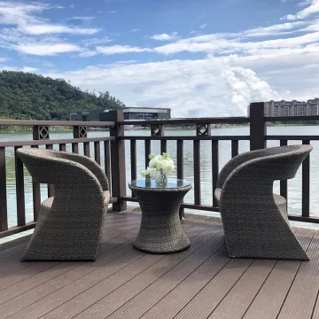 Foshan Made Bistro Set Garden Leisure Outdoor Rattan/Wicker Furniture