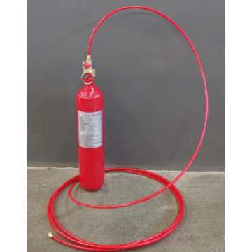 Heptafluor-propán tűzérzékelő csöves tűzoltó készülék (egyenes típusú)