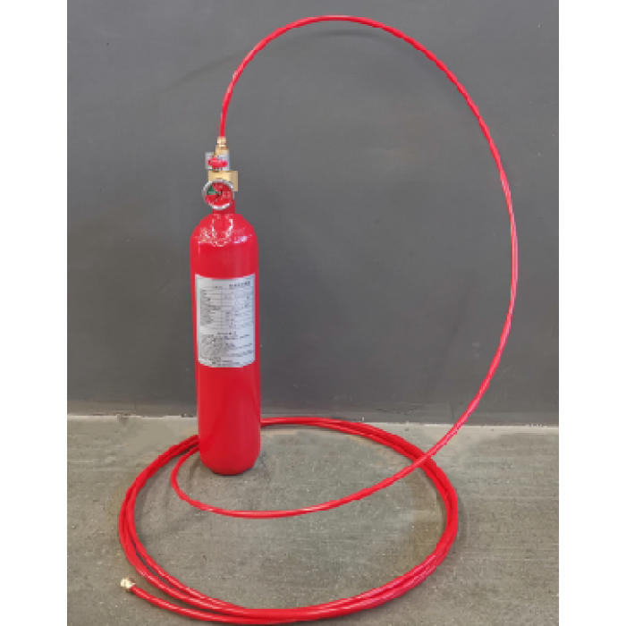 Heptafluor-propán tűzérzékelő csöves tűzoltó készülék (egyenes típusú)