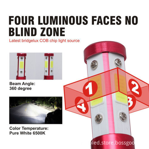 50W LED & Laser H4 H7 H11 Car Headlights for Hi/Lo Beam and Fog Light