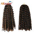 Cabelo de crochê Spring Twist Faux Locs para trança