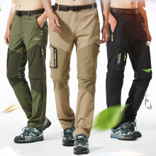 Outdoor Tactical Pants Men Summer Stretch Waterproof Quick Dry Pants Lightweight Breathable Trousers Detachable Hiking Pants