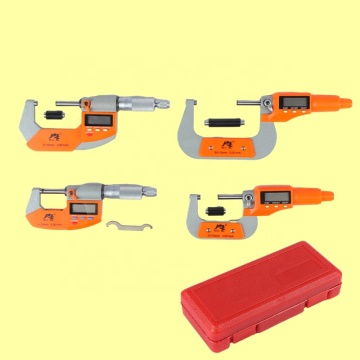 Digital Outerside Micrometers in Various Size Ranges (0-25mm, 25-50mm, 50-75mm, 75-100mm) - Available for Sale