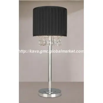 2012 Fashion Modern Black shade crystal desk lamp