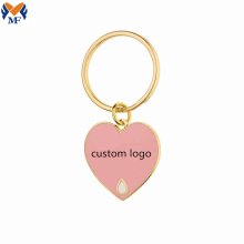 Metal Hard Enamel Keychain With Customized Logo