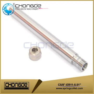 High Quality ER11 5/8" Collet Chuck With Straight Shank 5.51"