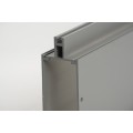 Anodized aluminum curtain wall profiles
