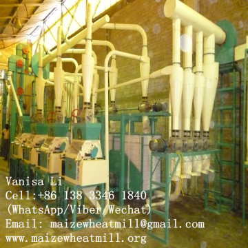China for Africa 50T per 24h maize milling machine
