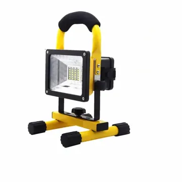 Portable Rechargeable Flood Lights: 10W to 50W Car Charging Lamps