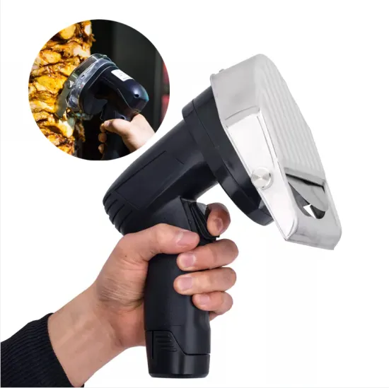 Electric Shawarma Knife Machine: Automatic Meat Cutting Robot for Kebab and Shawarma