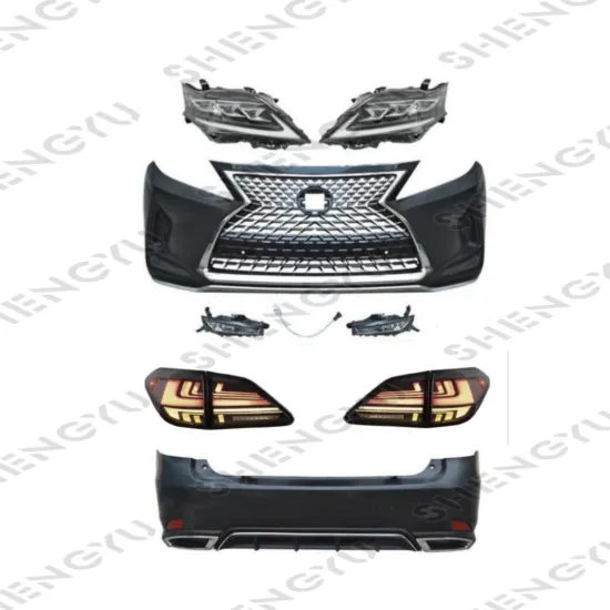 2021 Lexus RX350 Bumpers, Grille, Headlights, and Taillights Upgrade Kit