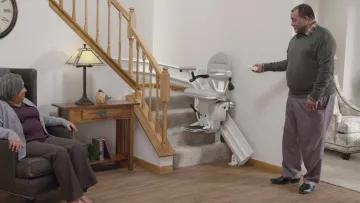 CE Approved Indoor Inclined Disabled Stair Chair Lift