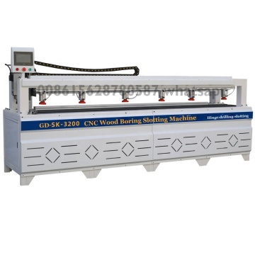 Automatic Woodworking CNC Machine for Door Lock and Hinge Boring and Milling