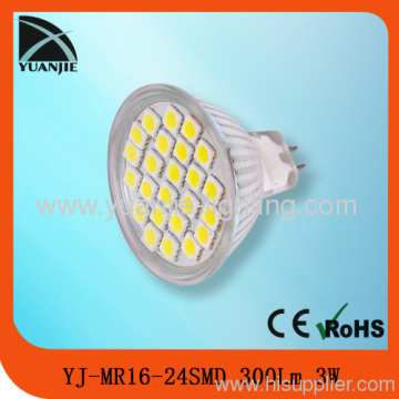 Lampada a Led MR16 24 Smd