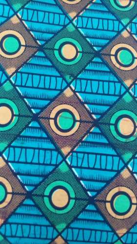 African Imitation Wax Printed Fabric for Dresses