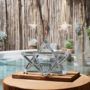 5-7-8 Hz Clear Quartz Crystal Merkaba Star - Spiritual Energy Healing Tool for Meditation
