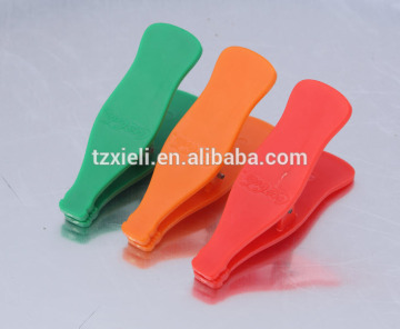 Plastic Bag Clip Chip Clip For Food Bag Plastic Closure Clip Bottle Shape Clamp Plastic Spring Clip