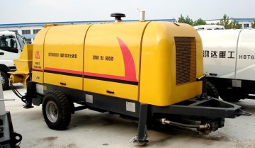 60m³/h diesel trailer concrete pump