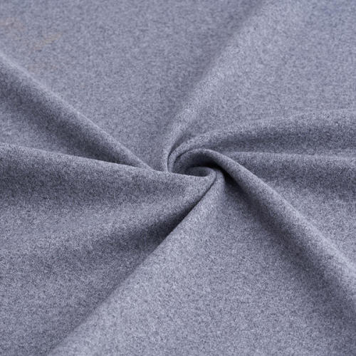 Polyester Spandex Brushed Jersey Recycle Fabric