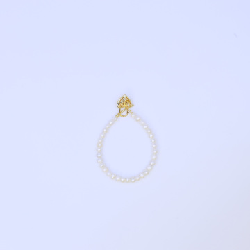 18K Gold Plated Alien Clasp DIY Pearl Bracelet